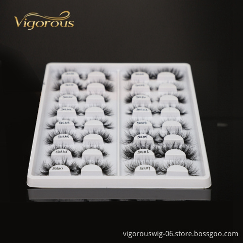 3D 5D Mink Wholesale 100% Real Mink Fur Mink Eyelashes Vendor 25 mm False Lashes With Customized Packaging